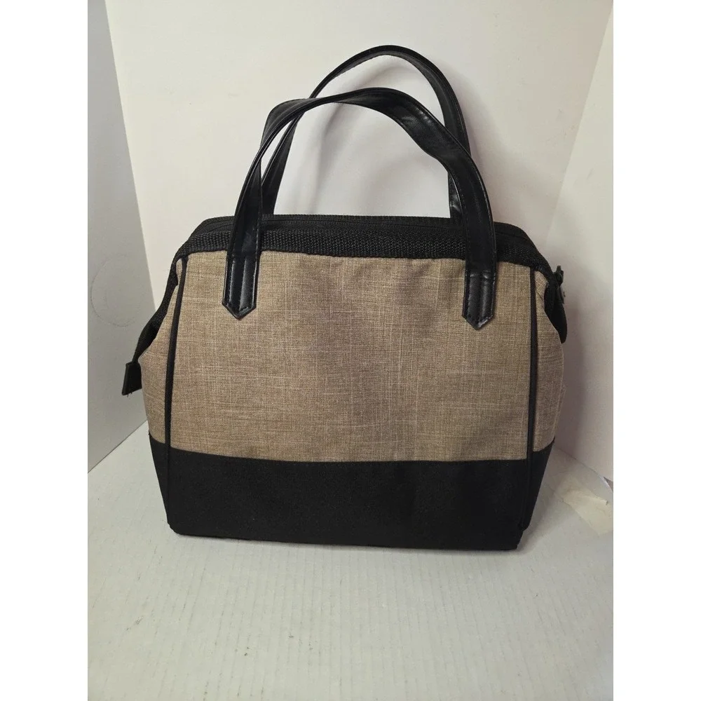 Fulton Bag Co. Insulated Upright Lunch Bag -‎ Brown/Black